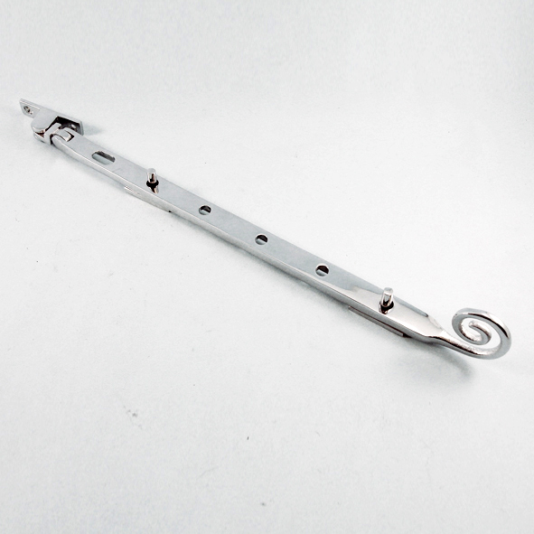 THD089/CP • 300mm • Polished Chrome • Curly Tail End Casement Stay